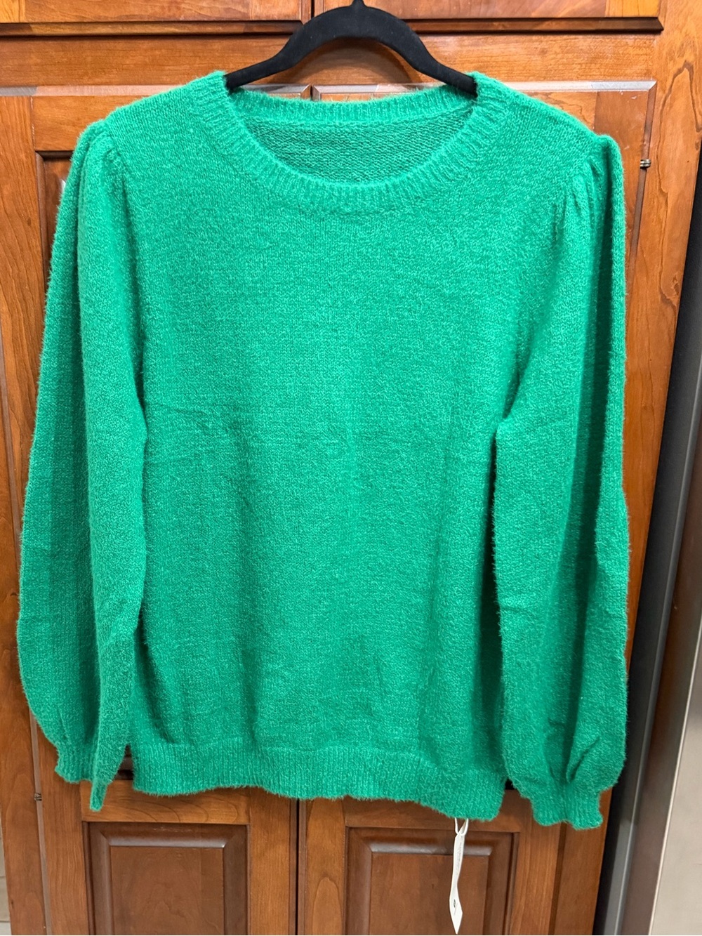 Green Women's Crewneck Sweater